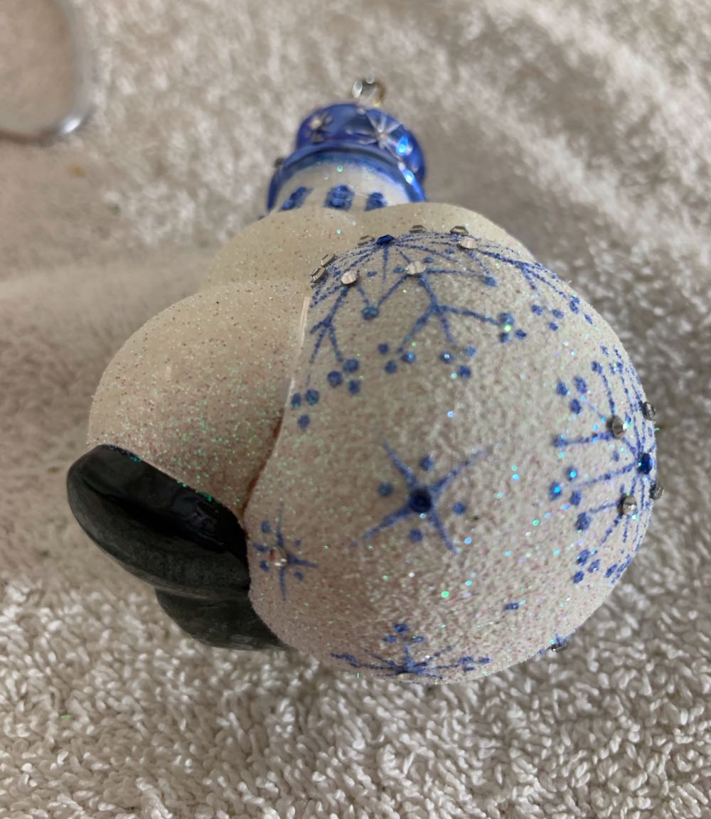 Under Construction, Light Blue - General Line (Snowman) ornament collectible - Main Image 4