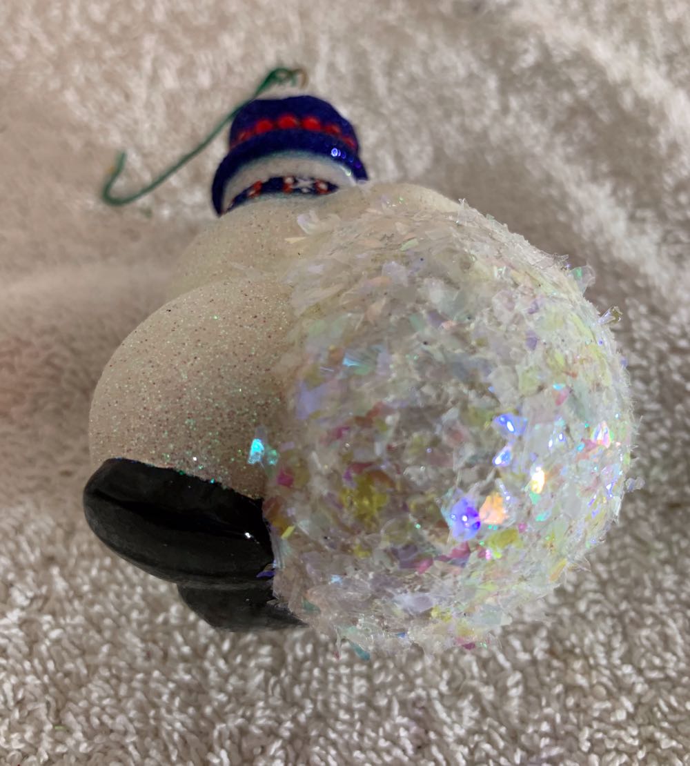 Under Construcrion, Bluee & Red - General Line (Snowman) ornament collectible - Main Image 4