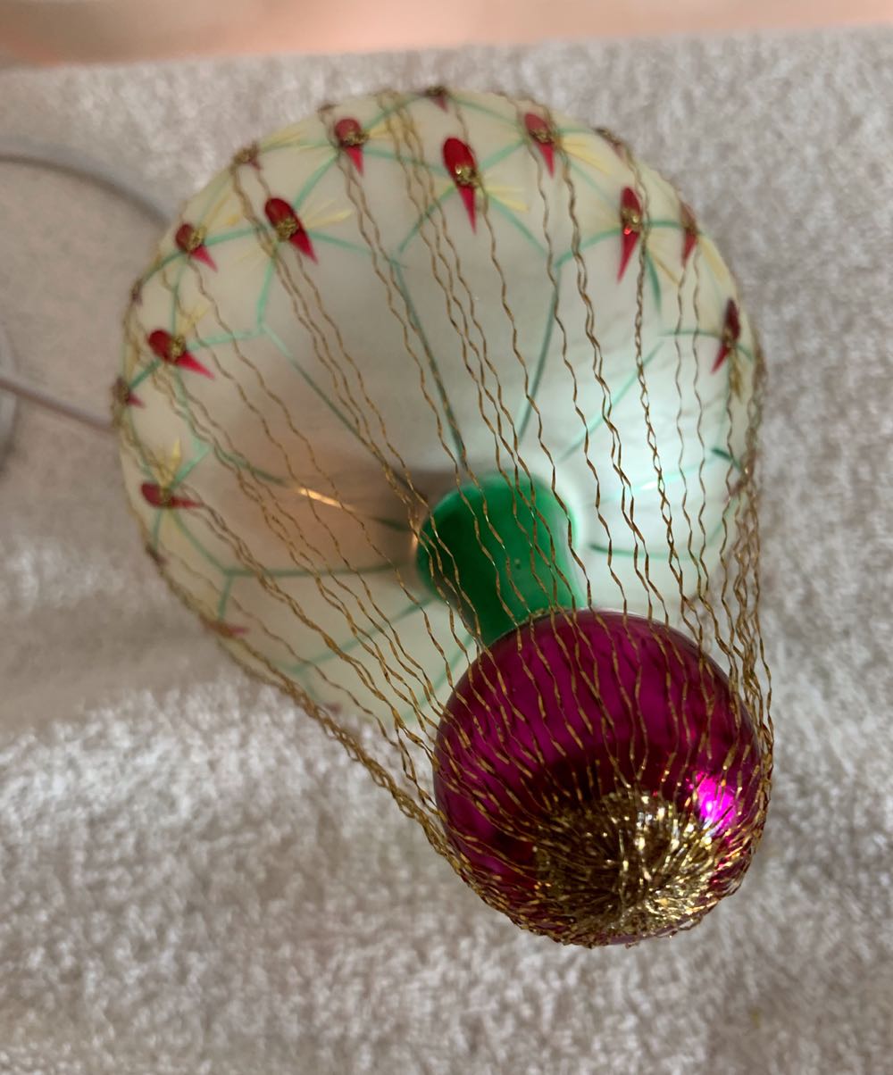 French Regency Balloon, Red  (Air Balloon) ornament collectible - Main Image 3