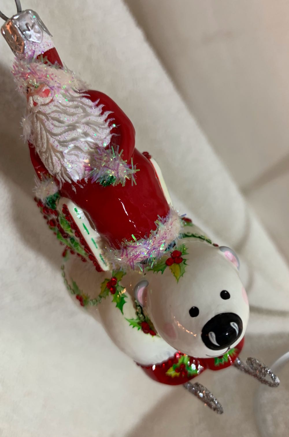 Phipps Claus, Holly - Commissioned Design (Santa) ornament collectible - Main Image 2