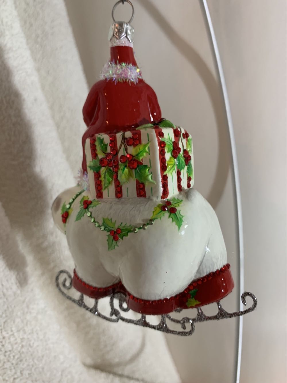 Phipps Claus, Holly - Commissioned Design (Santa) ornament collectible - Main Image 3