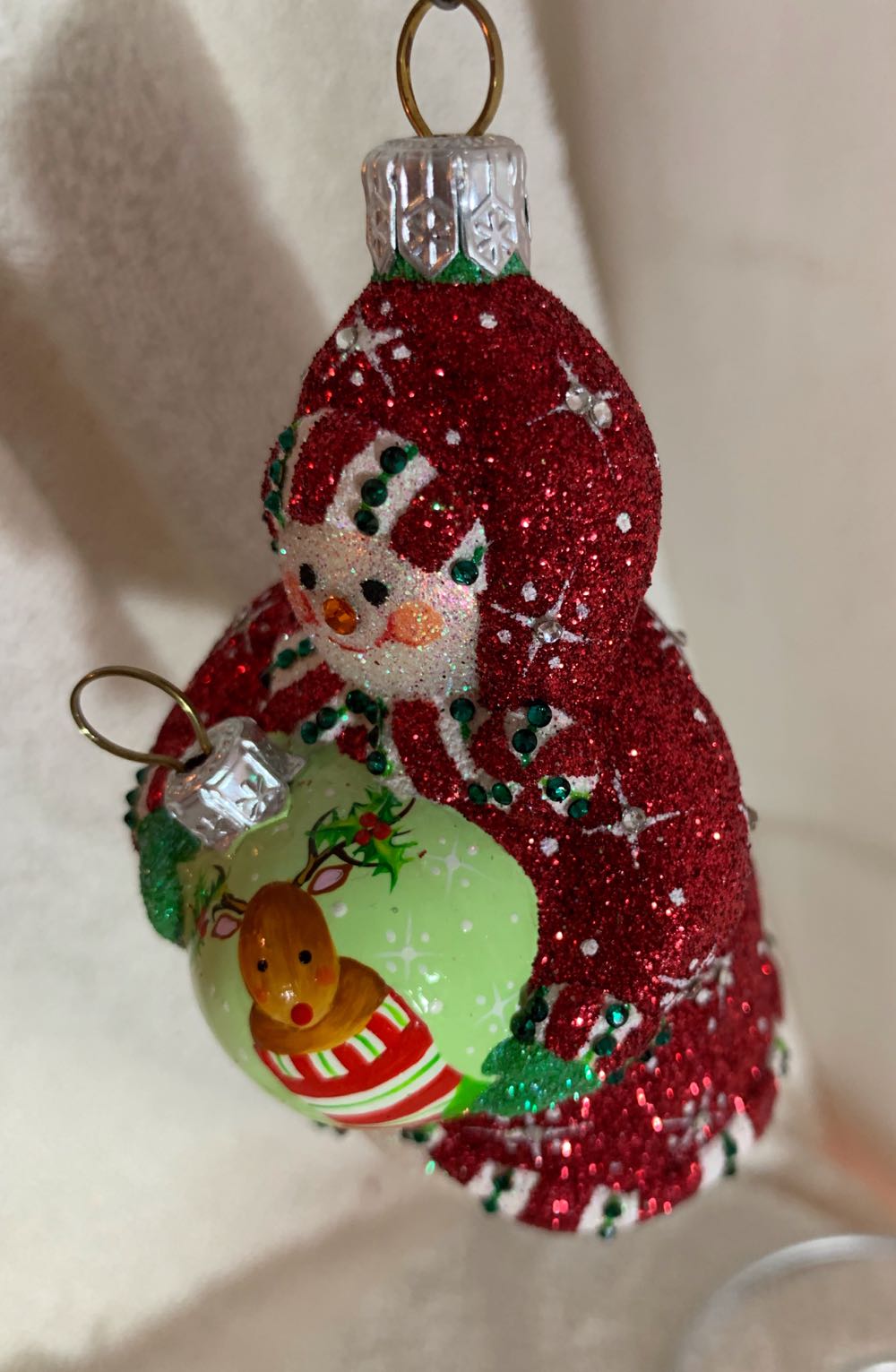 Ornamental Snaowman, Red - Other Exclusive (Snowman) ornament collectible - Main Image 2