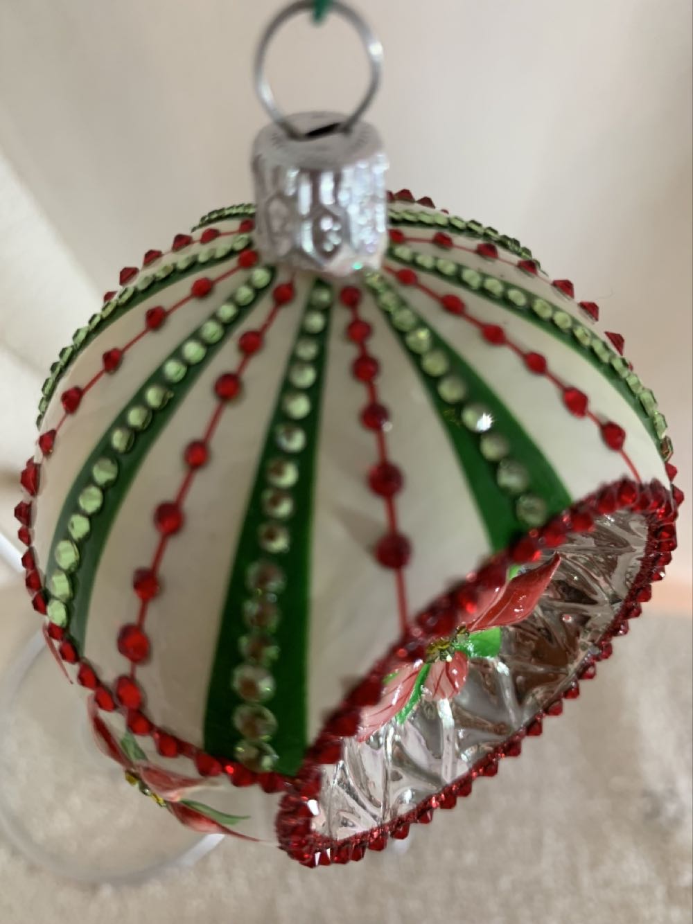 Pirouette Reflector, Poinsettia - Other Exclusive (Christmas Tree Ornament) ornament collectible - Main Image 2