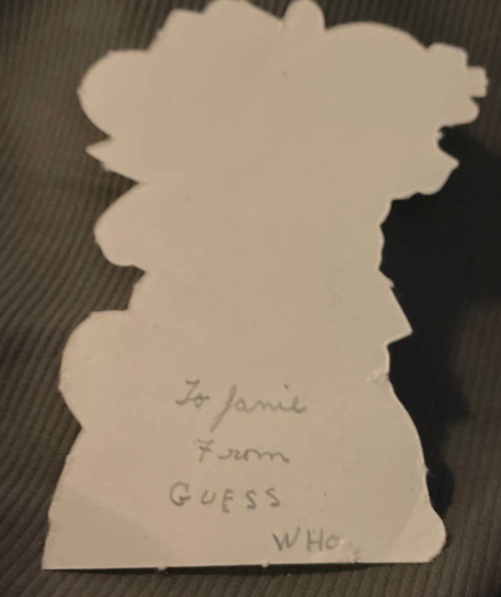 Valentine - Flat - Farmer Boy Hugging Girl - Flat (Valentine) ornament collectible - Main Image 2