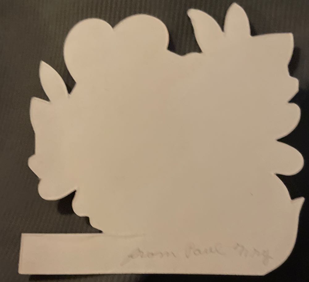 Whitman - Valentine - Flat - Honeybees On Flower - 5-5-6003A - Flat (Valentine) ornament collectible - Main Image 2