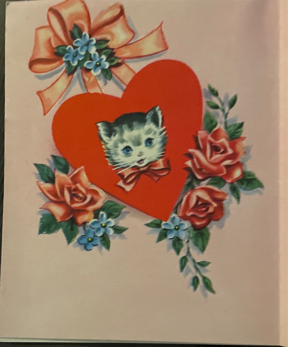 Canada - Valentine - French Fold - Kittens In Basket - French Fold (Valentine) ornament collectible - Main Image 2