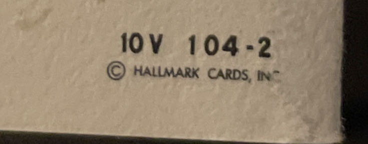 Hallmark - Valentine - French Fold - Kitten - 10V 104-2 - French Fold (Valentine) ornament collectible - Main Image 4