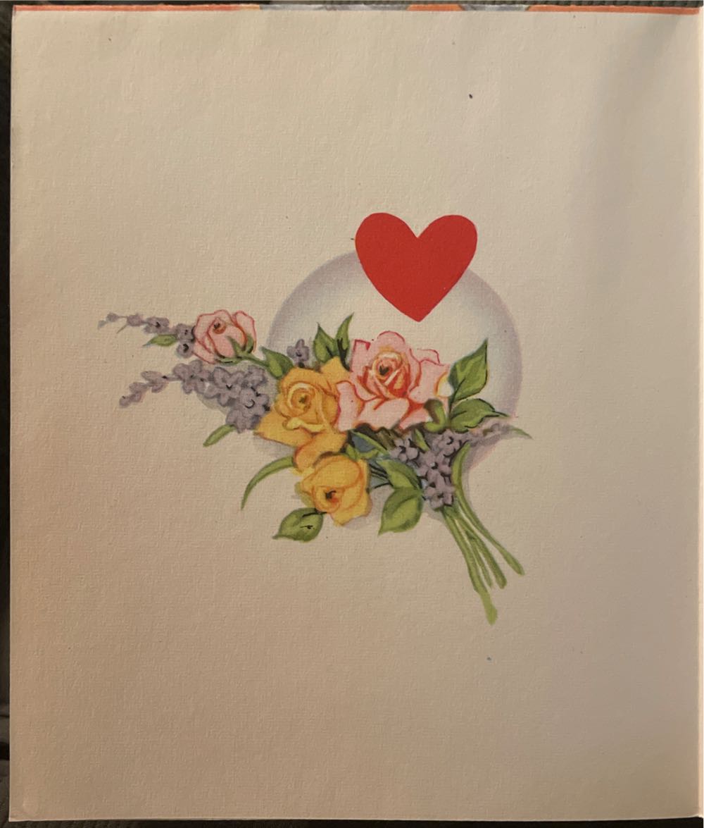 Canada - Valentine - Cupid In Box With Flowers - U V1656 - French Fold (Valentine) ornament collectible - Main Image 2