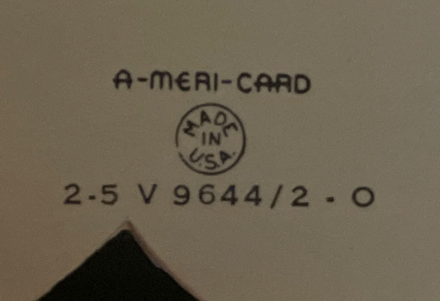 A-Meri-Card - Valentine - Gingham Dog - Bi-Fold (Valentine) ornament collectible - Main Image 4