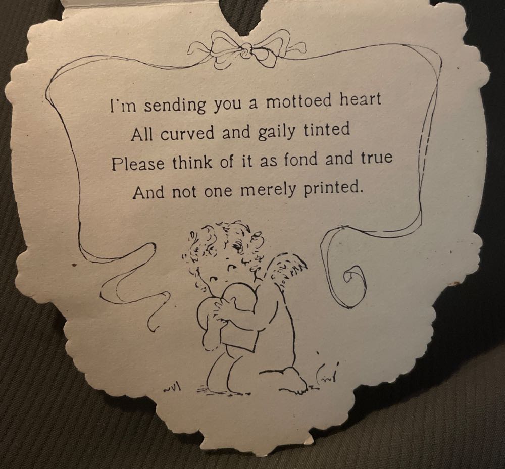 Whitney-Made - Valentine - Girl By Cardinal - Single Fold (Valentine) ornament collectible - Main Image 2