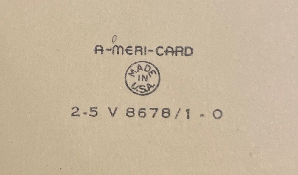 A-Meri-Card - Valentine - Puppy With Valentine - Single Fold (Valentine) ornament collectible - Main Image 4