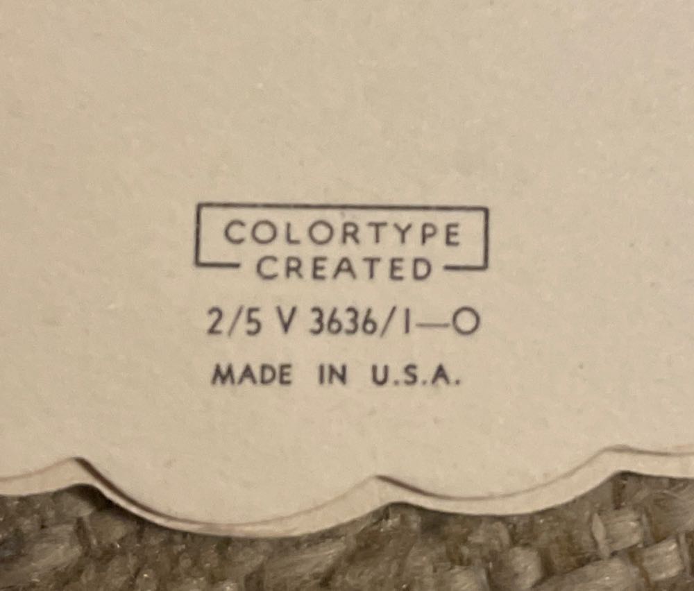 Colortype - Valentine - Single Fold - Girl With Heart On Head - Single Fold (Valentine) ornament collectible - Main Image 4