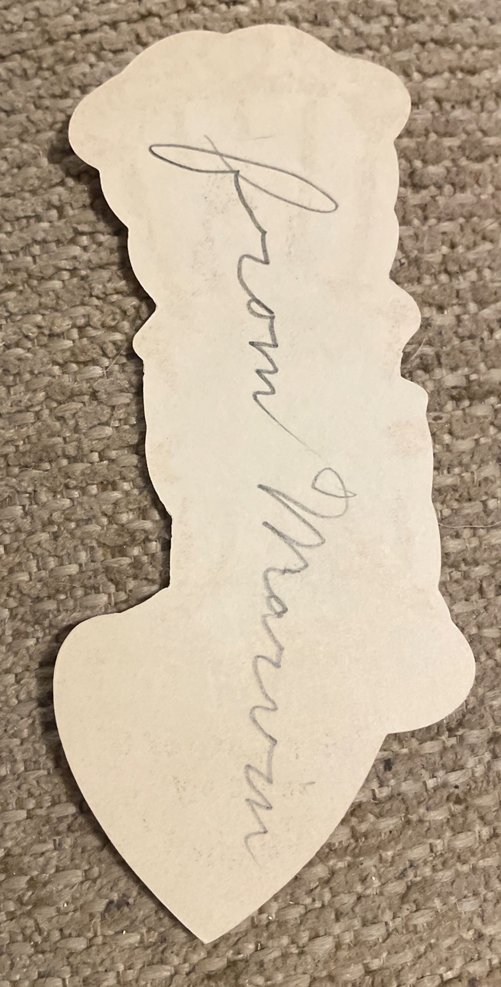 Valentine - Flat - Girl In Rocking Chair - Flat (Valentine) ornament collectible - Main Image 2