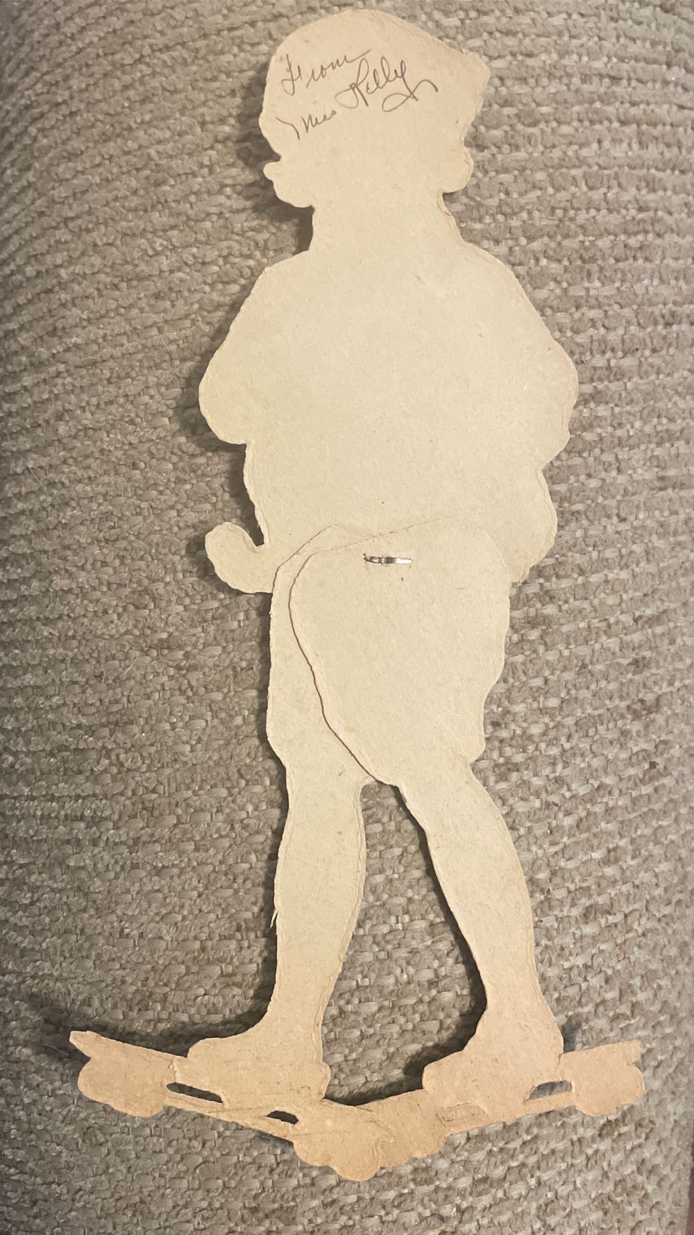 German - Valentine - Mechanical - Girl On Roller Skates - Mechanical (Valentine) ornament collectible - Main Image 3