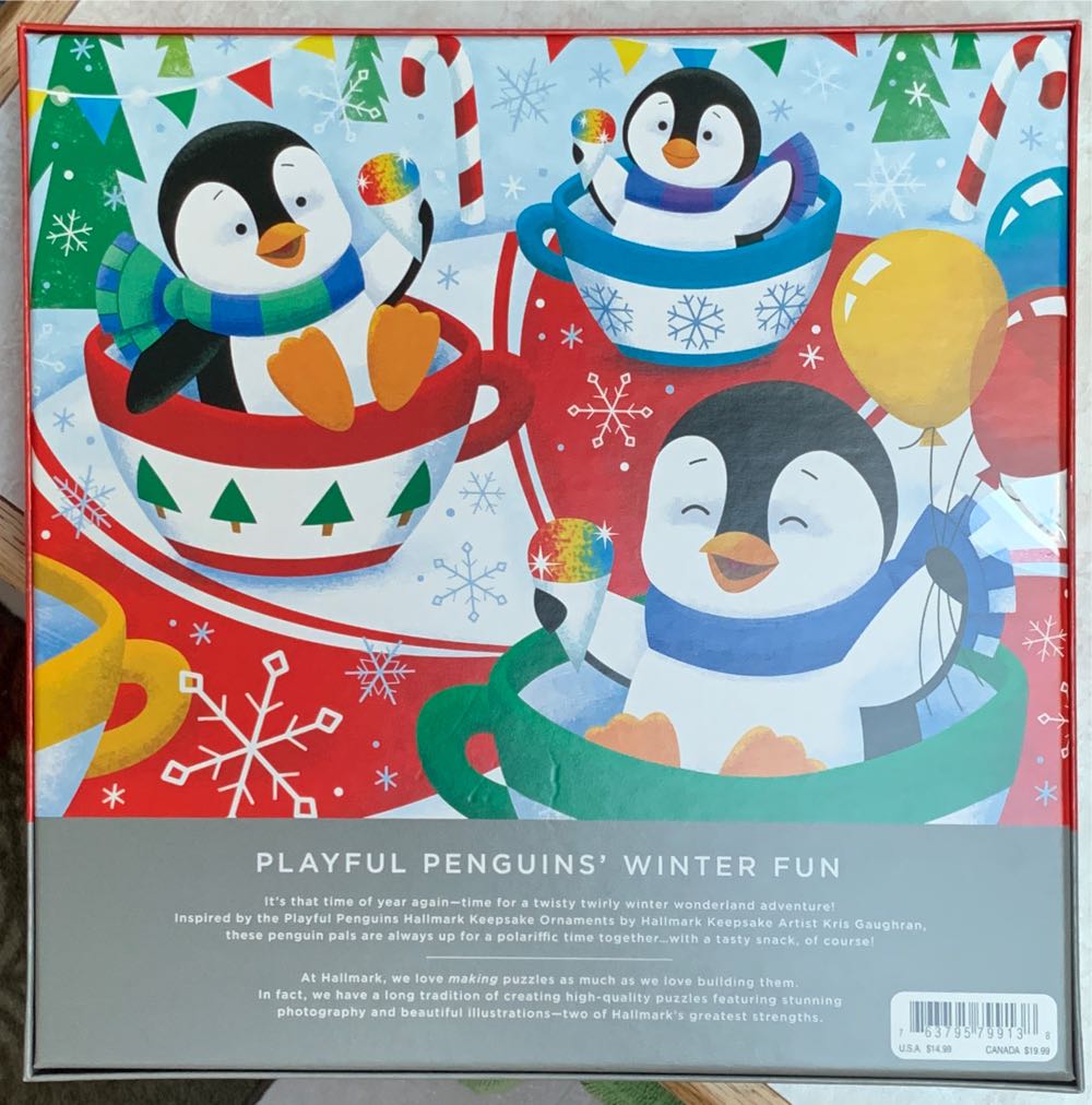 Playful Penguins’ Winter Fun Puzzle - Unofficial Penguin Series (Puzzle) ornament collectible [Barcode 763795799138] - Main Image 2