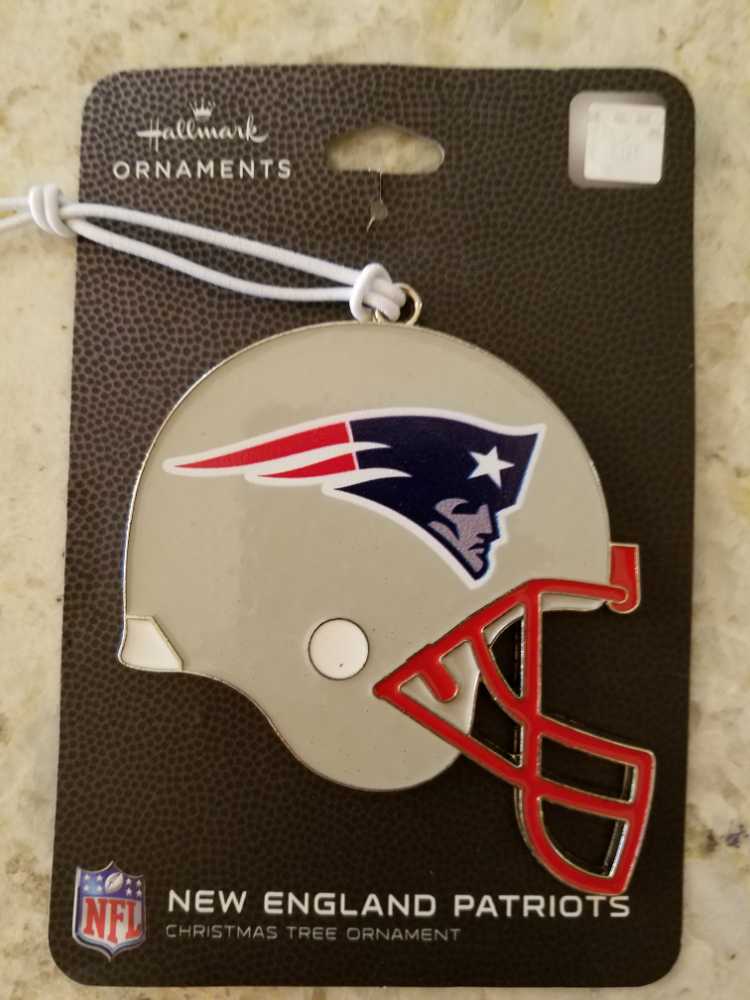 New England Patriots Helmet Ornament Item 333326  ornament collectible [Barcode 763795728114] - Main Image 1