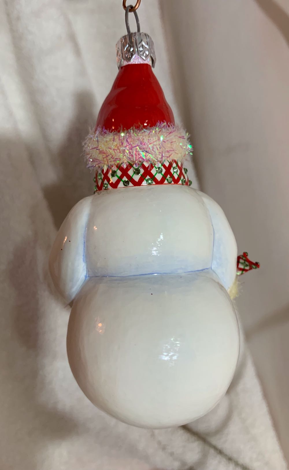 Pour Henri, Plaid & Holly & Red & Green - General Line (Snowman) ornament collectible - Main Image 3