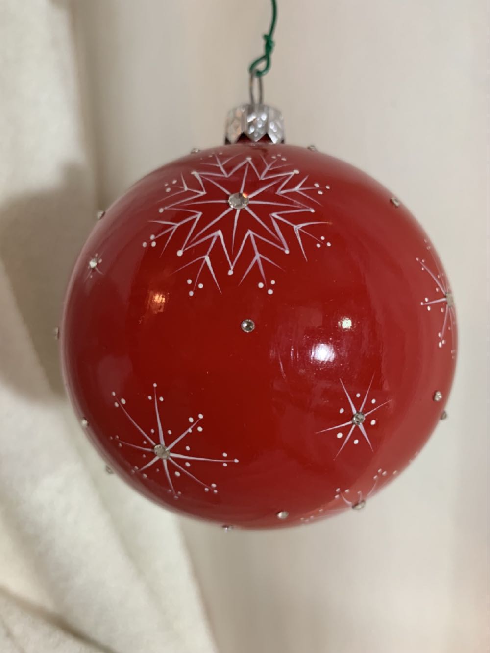 Grande Orb, Midnight, Red - Other Exclusive (Santa) ornament collectible - Main Image 3