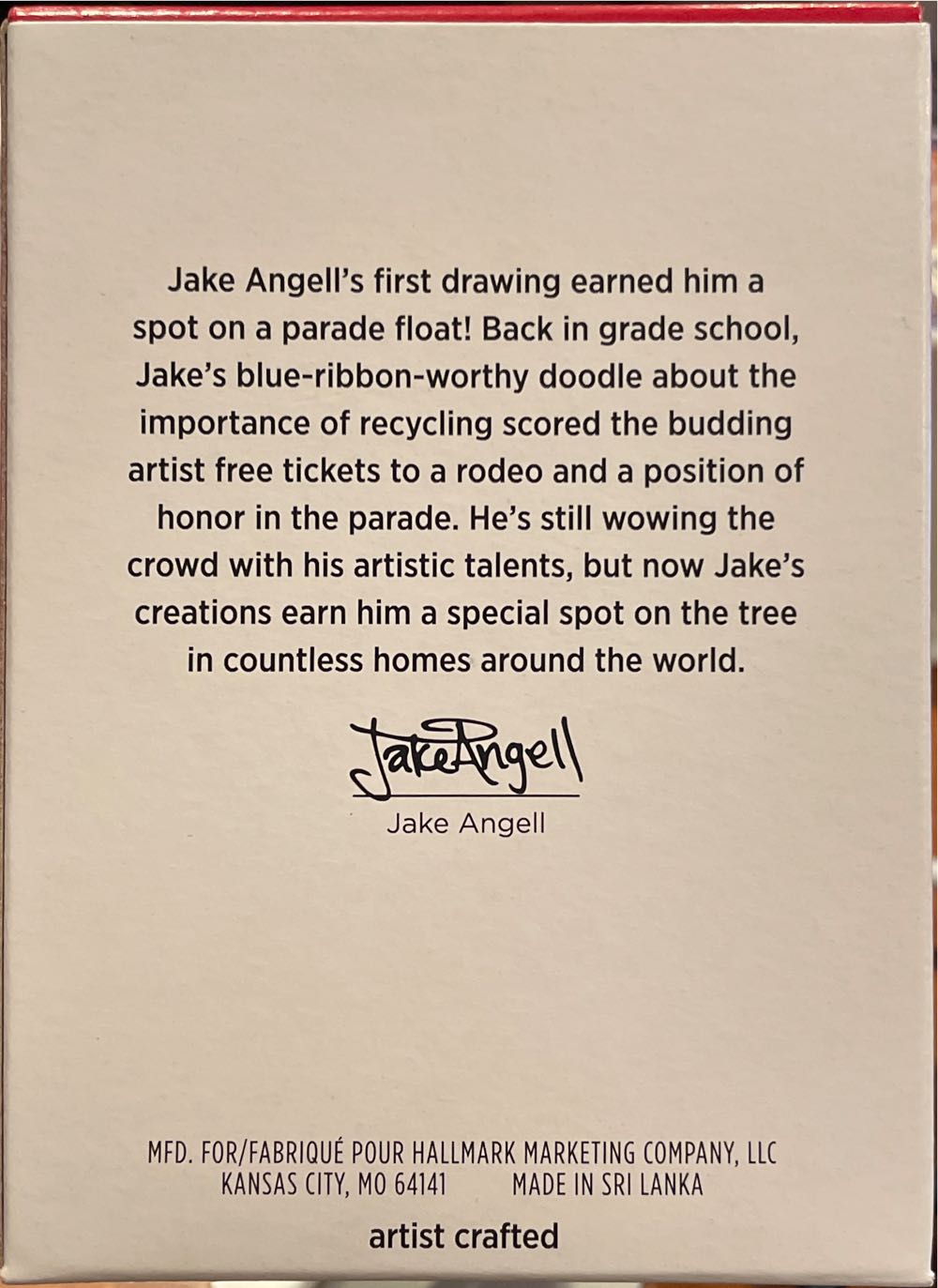 CRYPTID - Hallmark Lego Ornament Yeti - Lego (LEGO Holiday Minifigures) ornament collectible [Barcode 763795756704] - Main Image 2