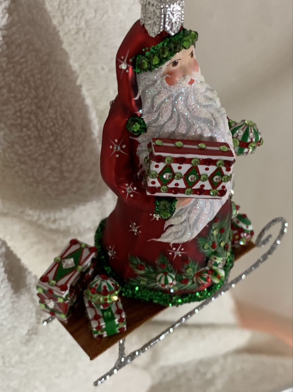 Tender Balance, Red & Pine Bough - Other Exclusive (Santa) ornament collectible - Main Image 2