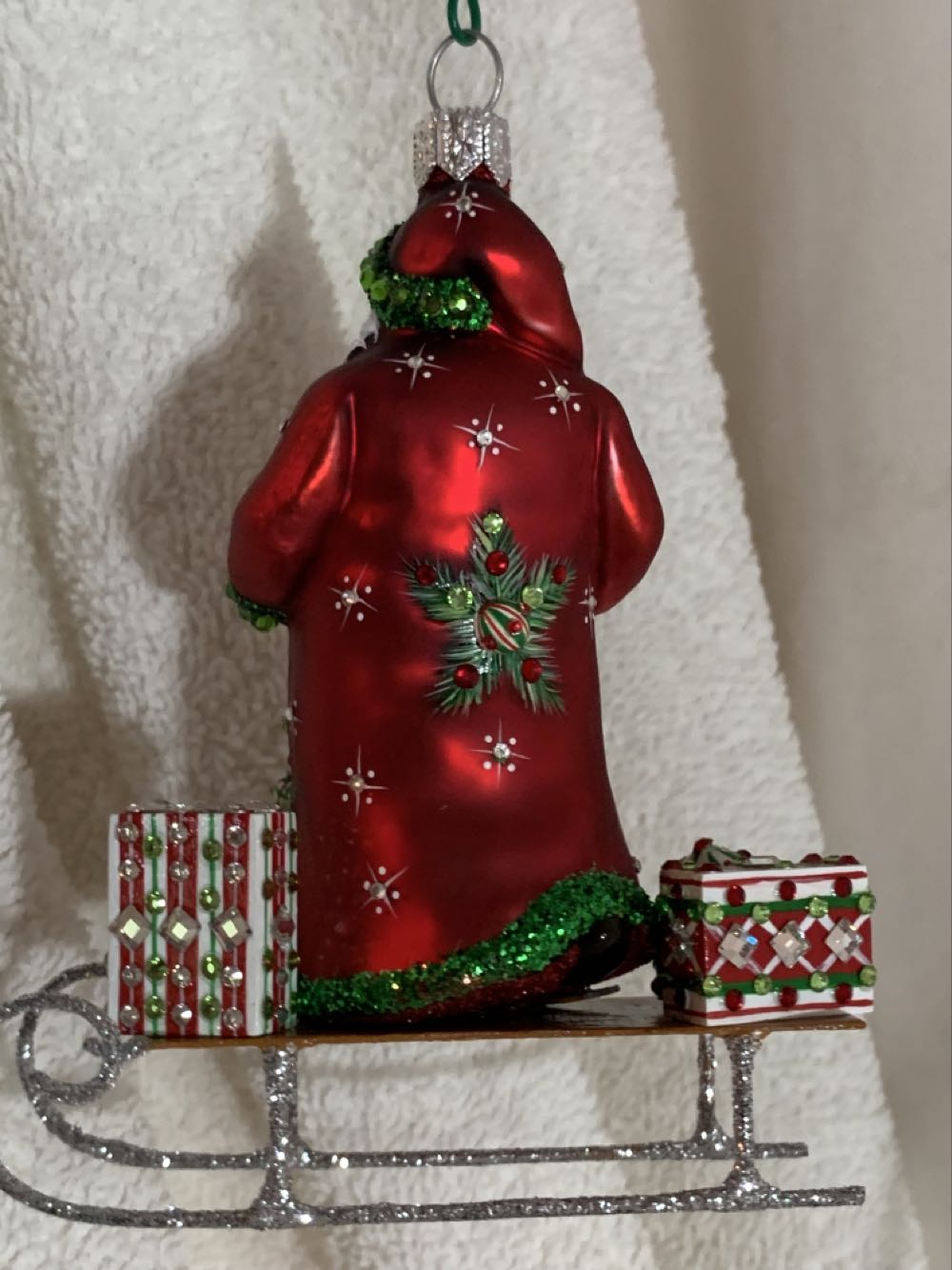Tender Balance, Red & Pine Bough - Other Exclusive (Santa) ornament collectible - Main Image 3