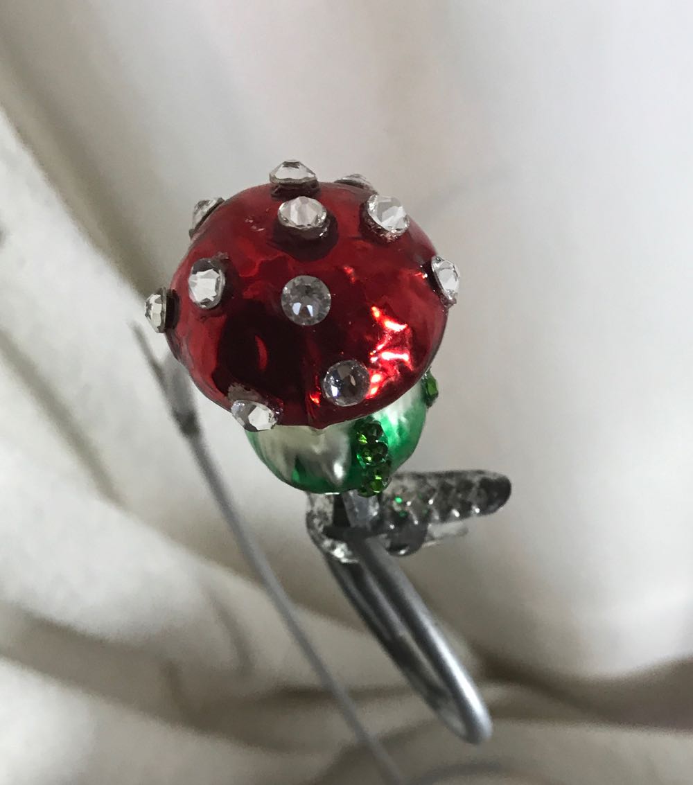 Mushroom, Small, Clip-on  (Christmas Tree Ornament) ornament collectible - Main Image 2