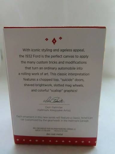 1932 Ford (Event Repaint) - Keepsake Kustoms ornament collectible [Barcode 763795009701] - Main Image 3