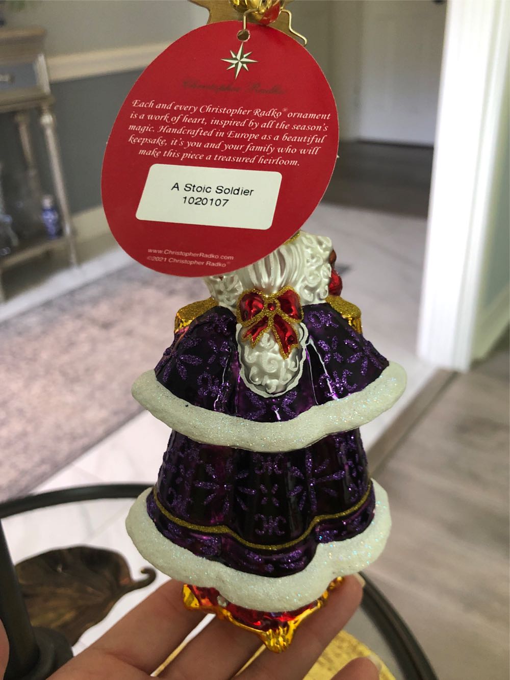 A Stoic Soldier  ornament collectible - Main Image 2