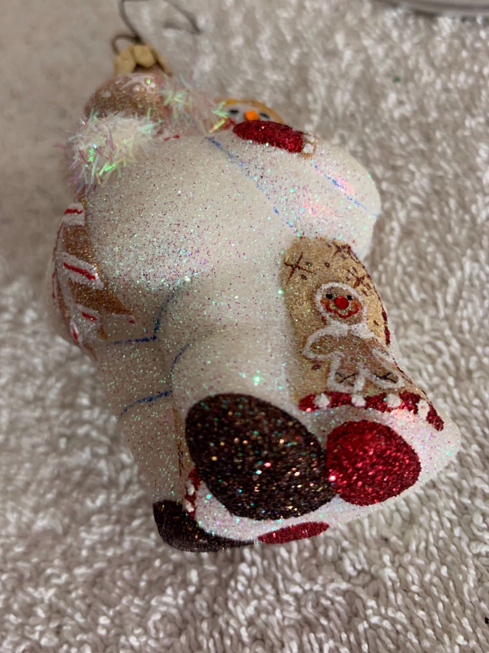 Miniature Snow Dancing, Gingerbread - General Line (Snowman) ornament collectible - Main Image 4