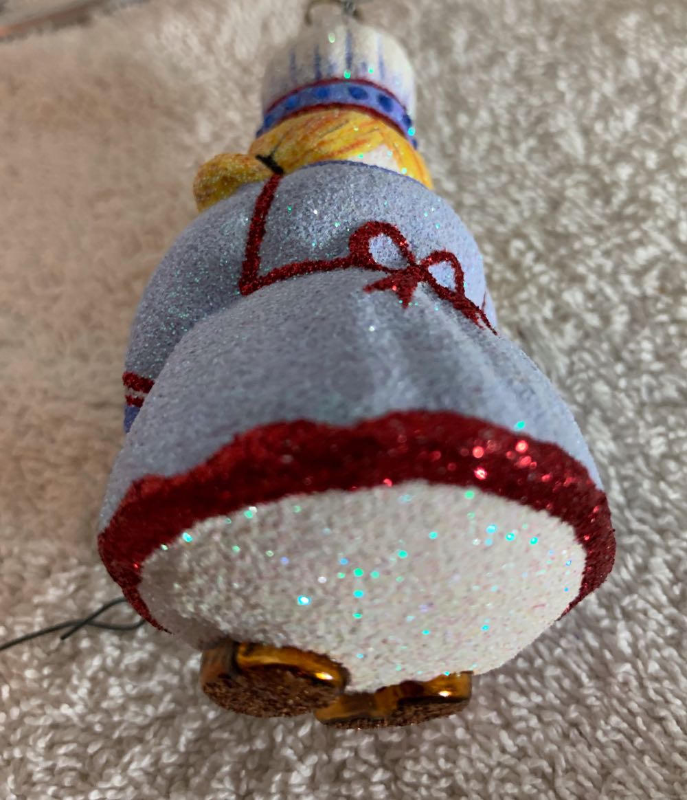 Prepared With Love, Blue - General Line (Snowman) ornament collectible - Main Image 4