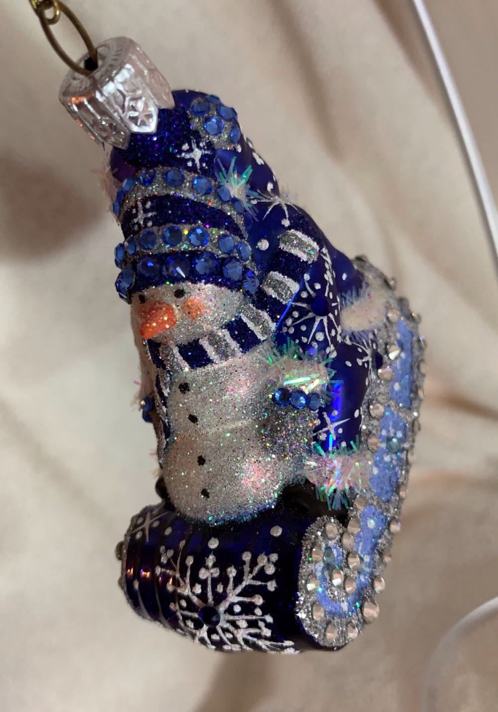 Laughing Through The Snow, Blue - Other Exclusive (Santa) ornament collectible - Main Image 3