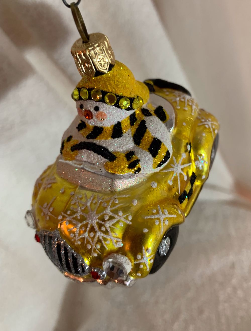 Snow Mobile, Yellow - General Line (Snowman) ornament collectible - Main Image 2