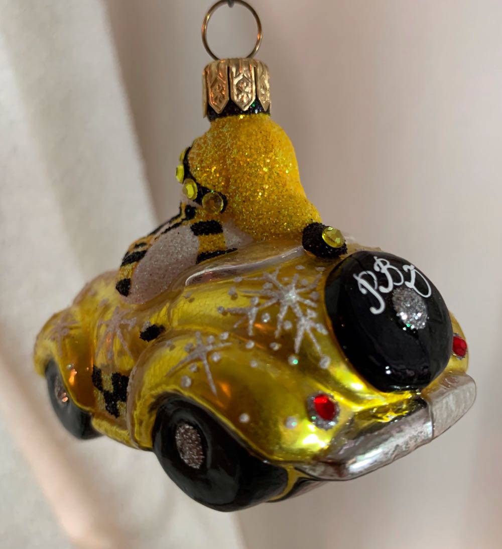 Snow Mobile, Yellow - General Line (Snowman) ornament collectible - Main Image 3
