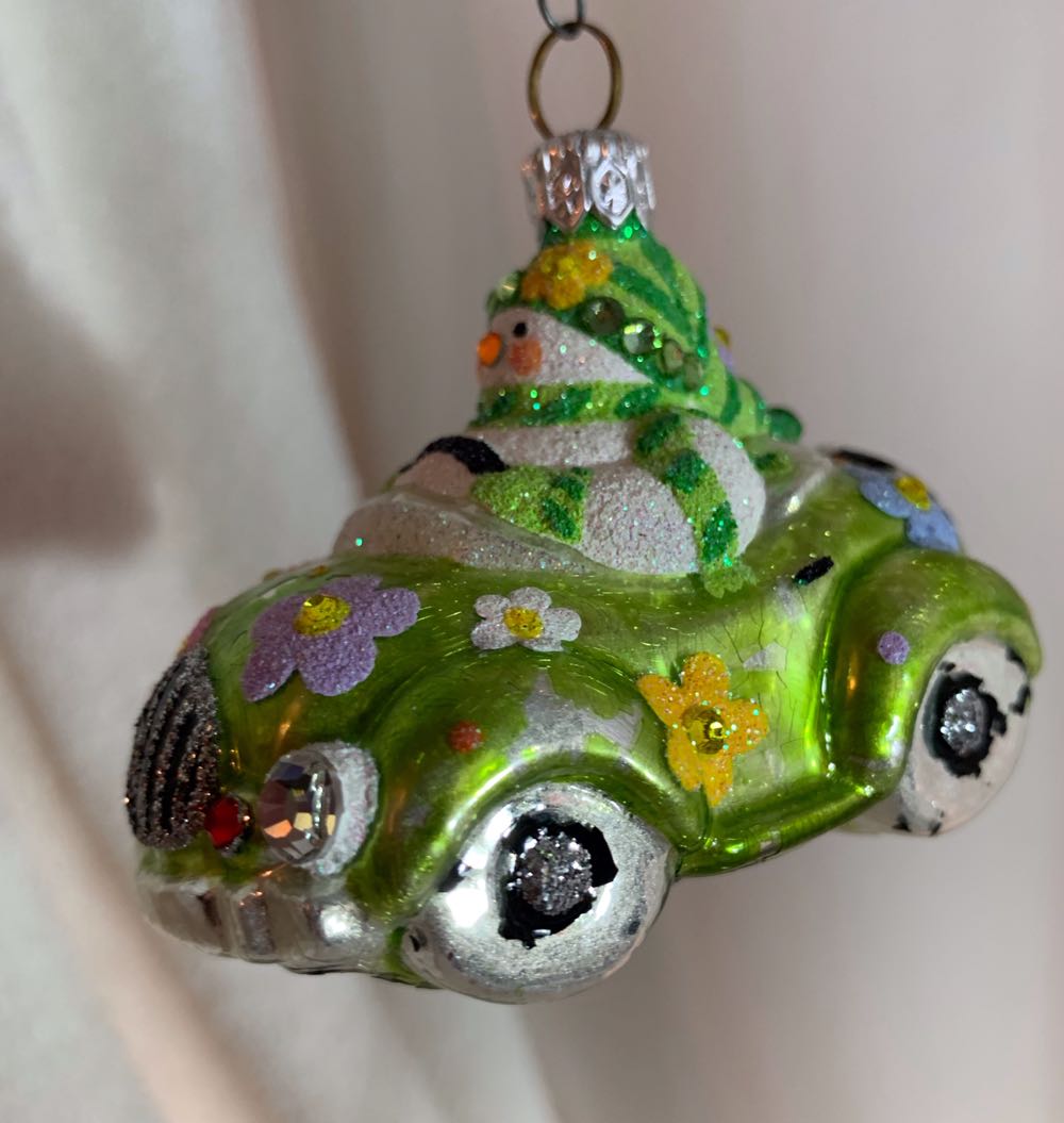 Snow Mibile, Flower Power - Event Exclusive (Snowman) ornament collectible - Main Image 2