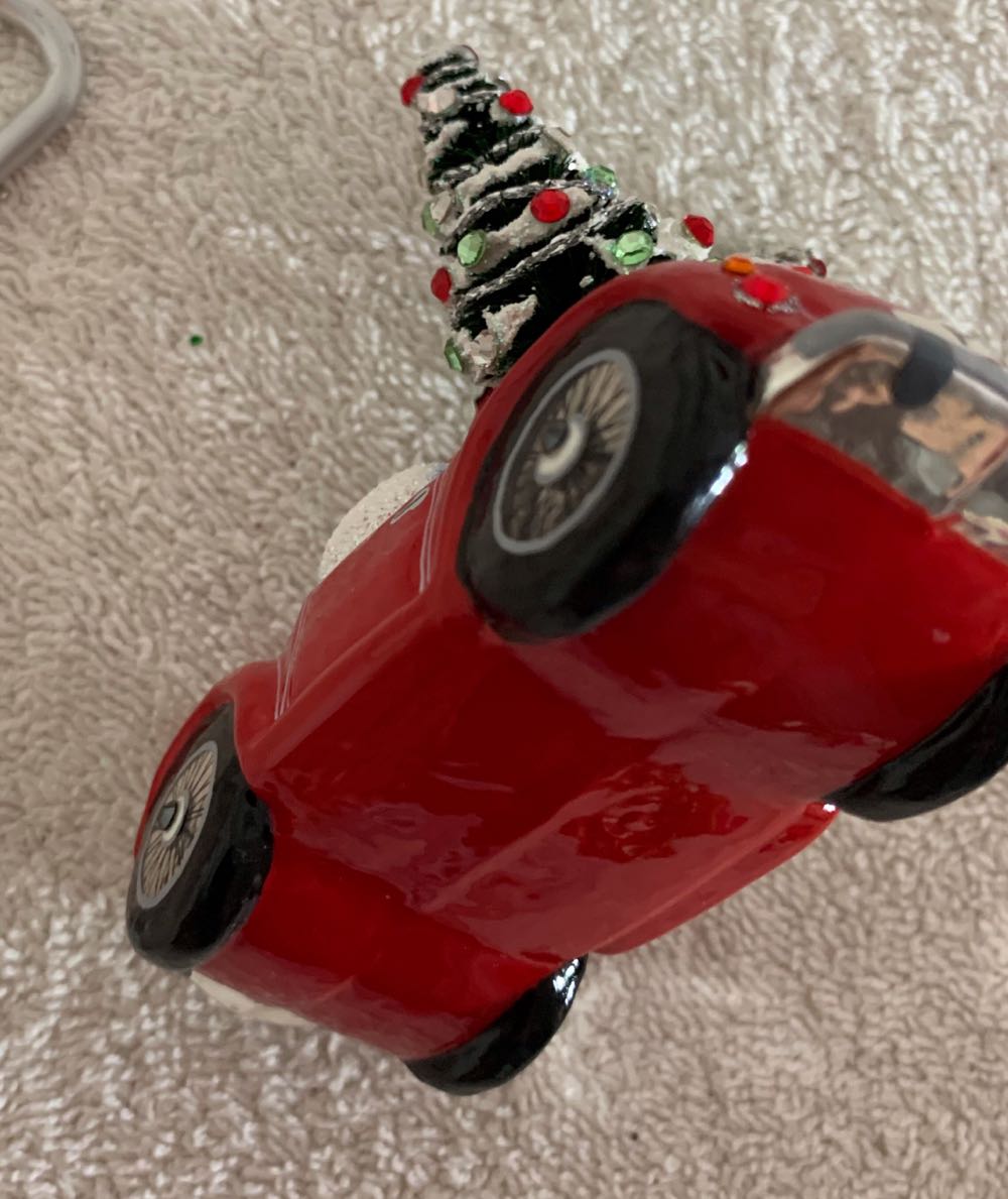 Joy Ride, Red & Green - General Line (Snowman) ornament collectible - Main Image 4