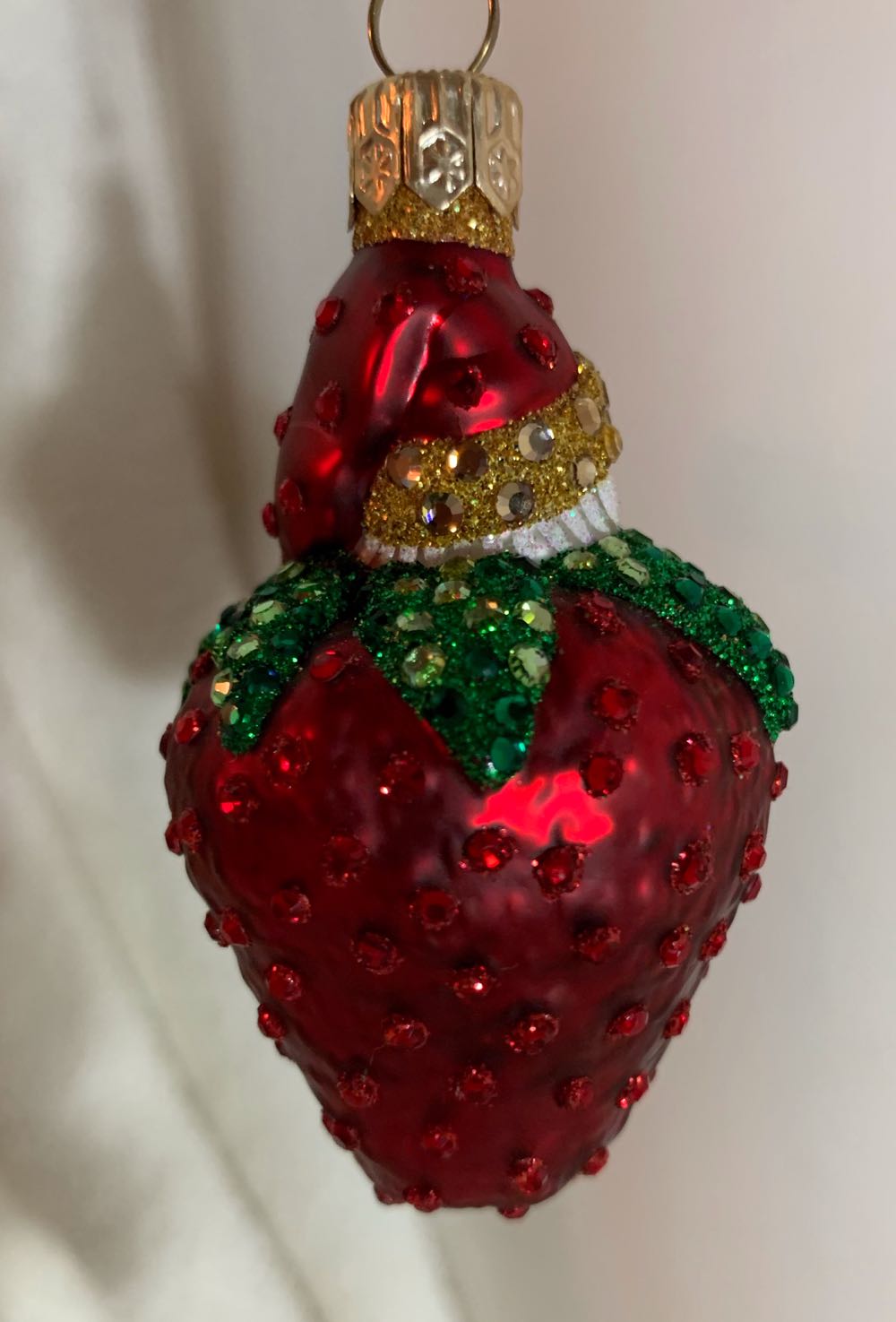 Fraise Noel, Bejeweled - General Line (Santa) ornament collectible - Main Image 3