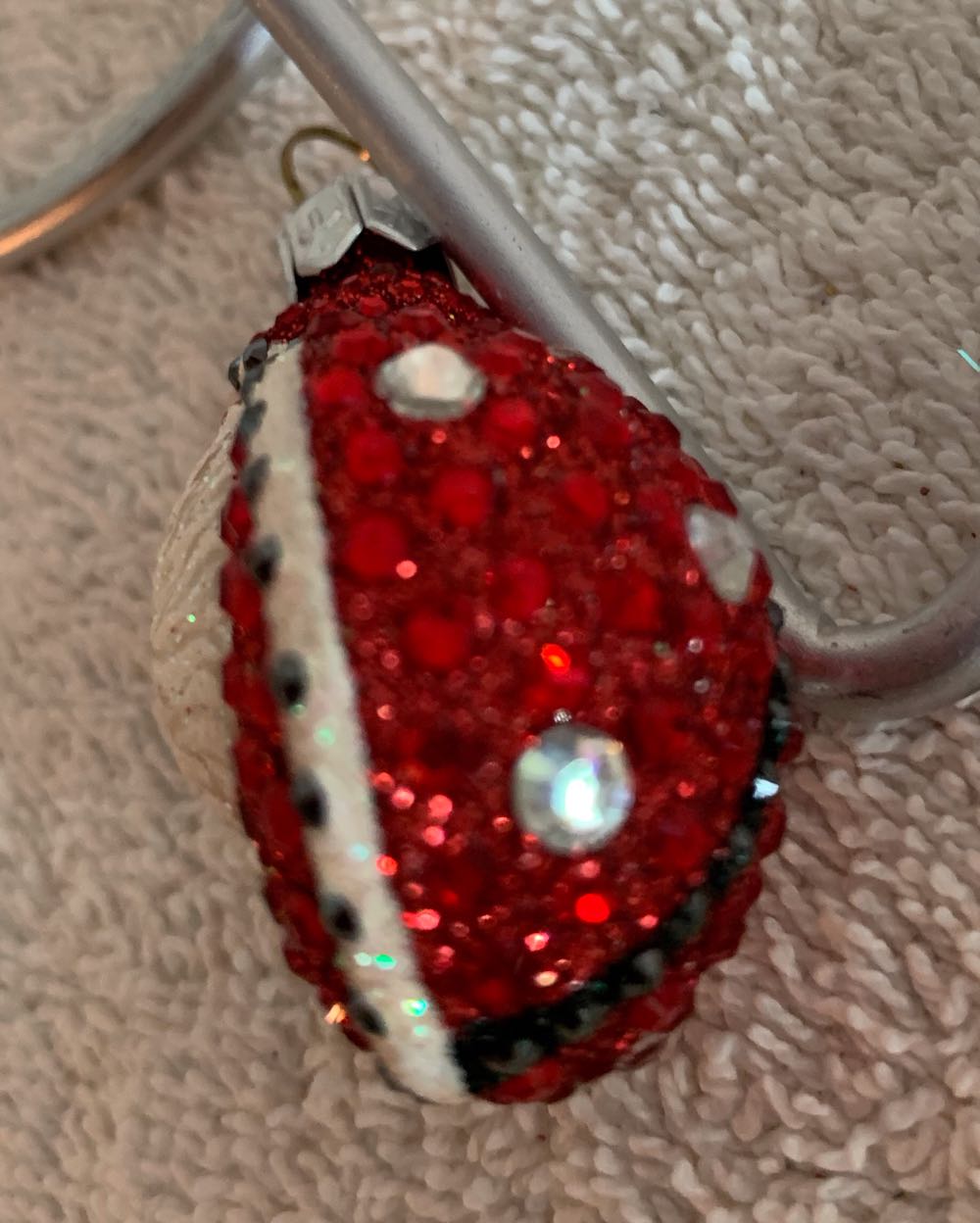 Ladybug Noel, Red, Jeweled - General Line (Santa) ornament collectible - Main Image 4