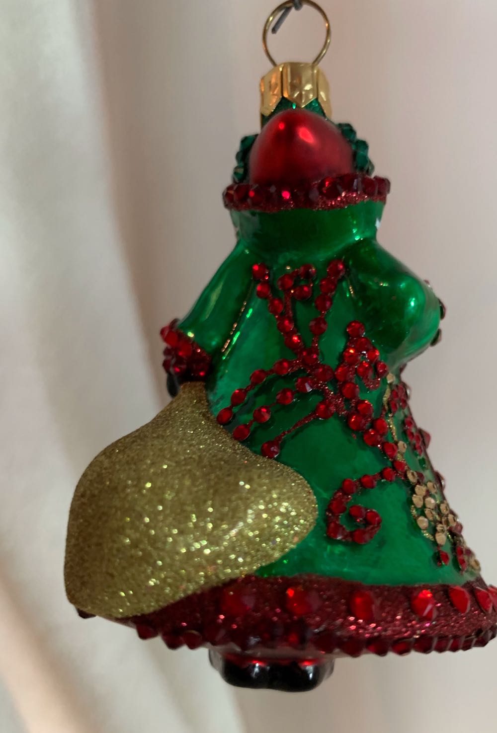 Bejeweled Santa  (Santa) ornament collectible - Main Image 3