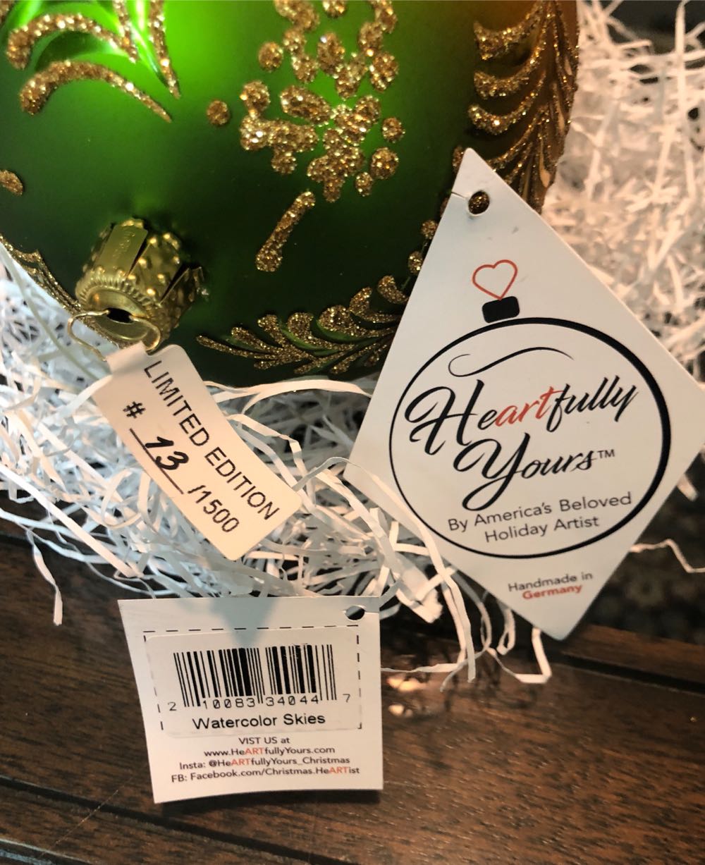 HY Watercolor Skies  ornament collectible - Main Image 2