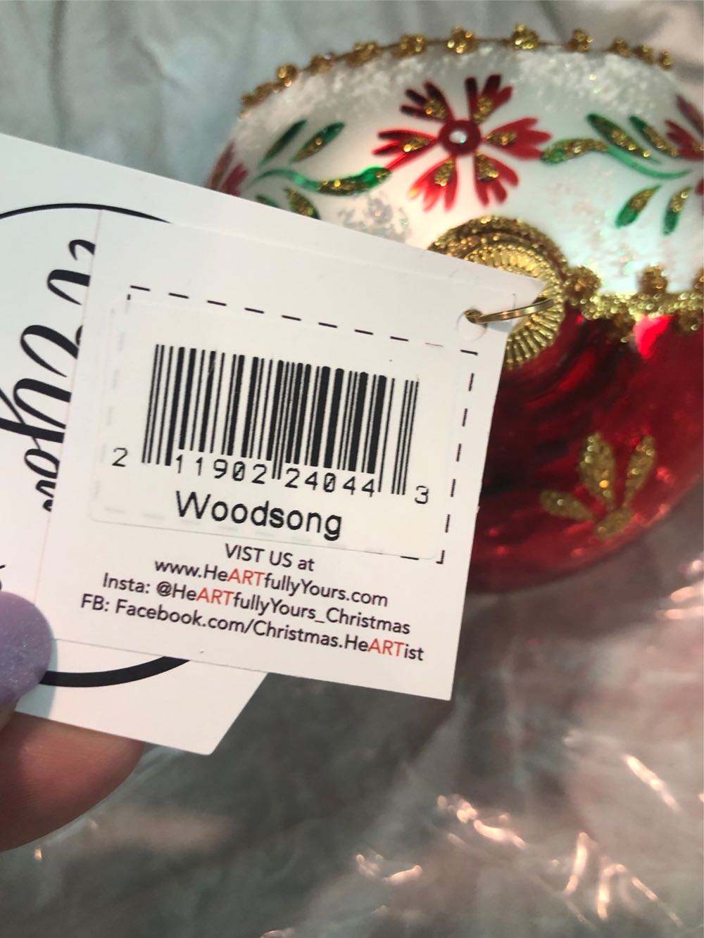 HY Woodsong  ornament collectible - Main Image 2