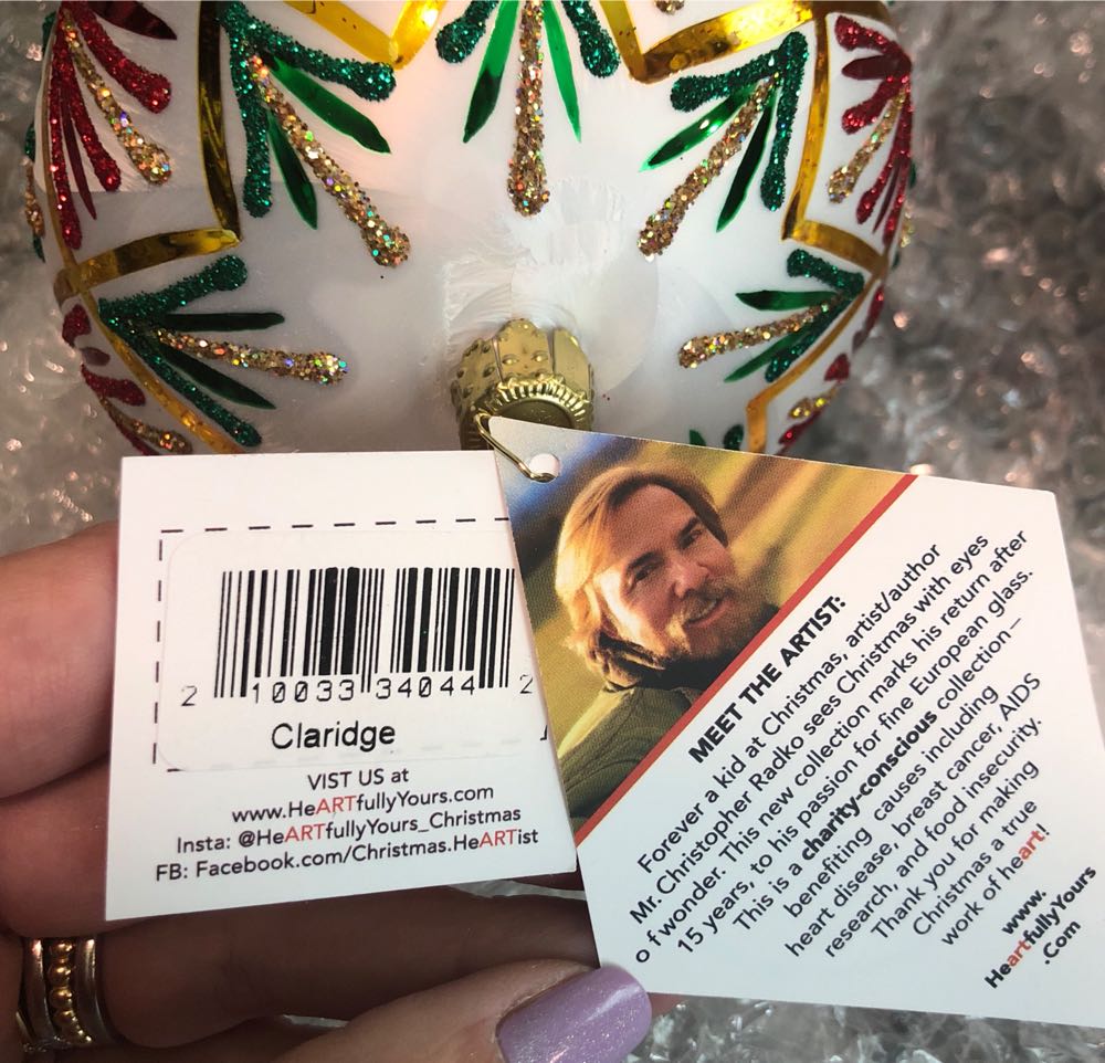 HY Claridge  ornament collectible - Main Image 2