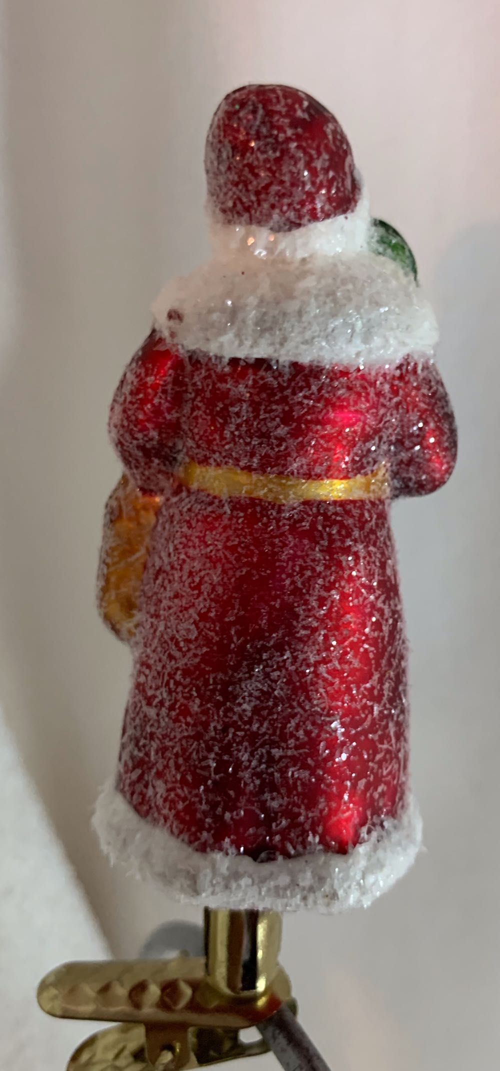 Frosted Santa (Santa) ornament collectible - Main Image 3
