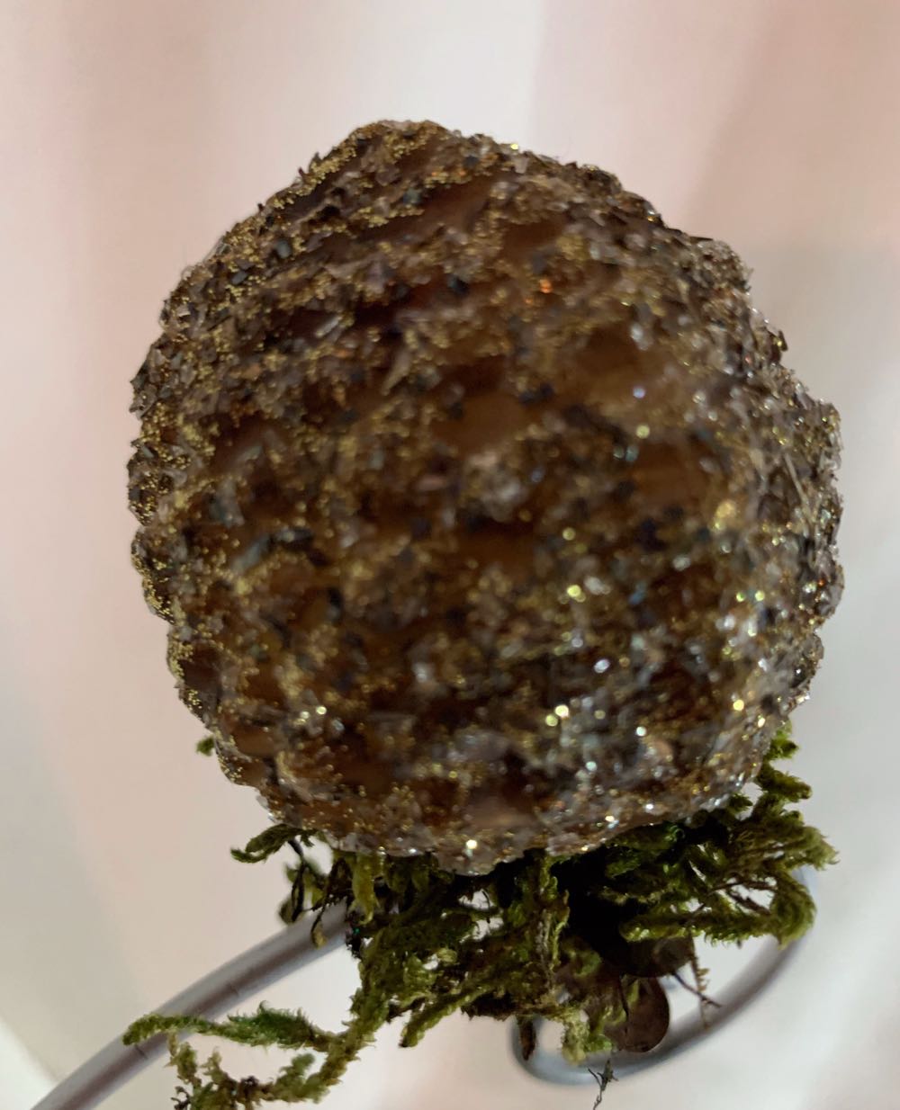 Hedgehog, Brown Glitter  (Christmas Tree Ornament) ornament collectible - Main Image 3