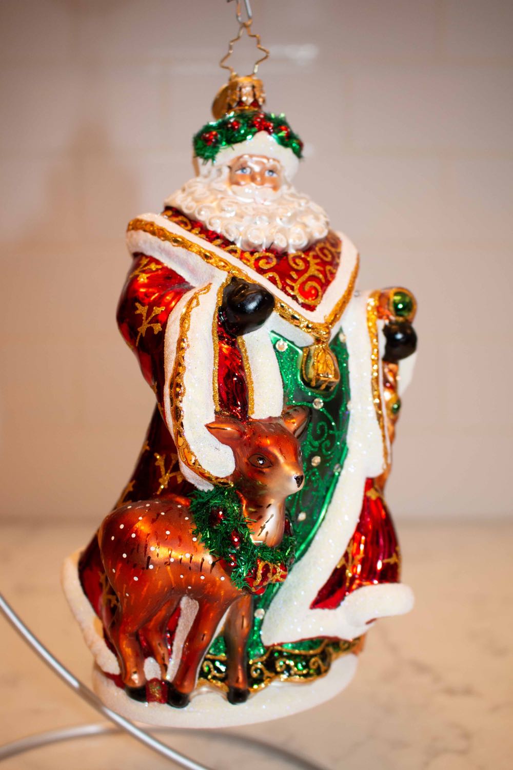 Bead & Sequin - Round - Red & Gold