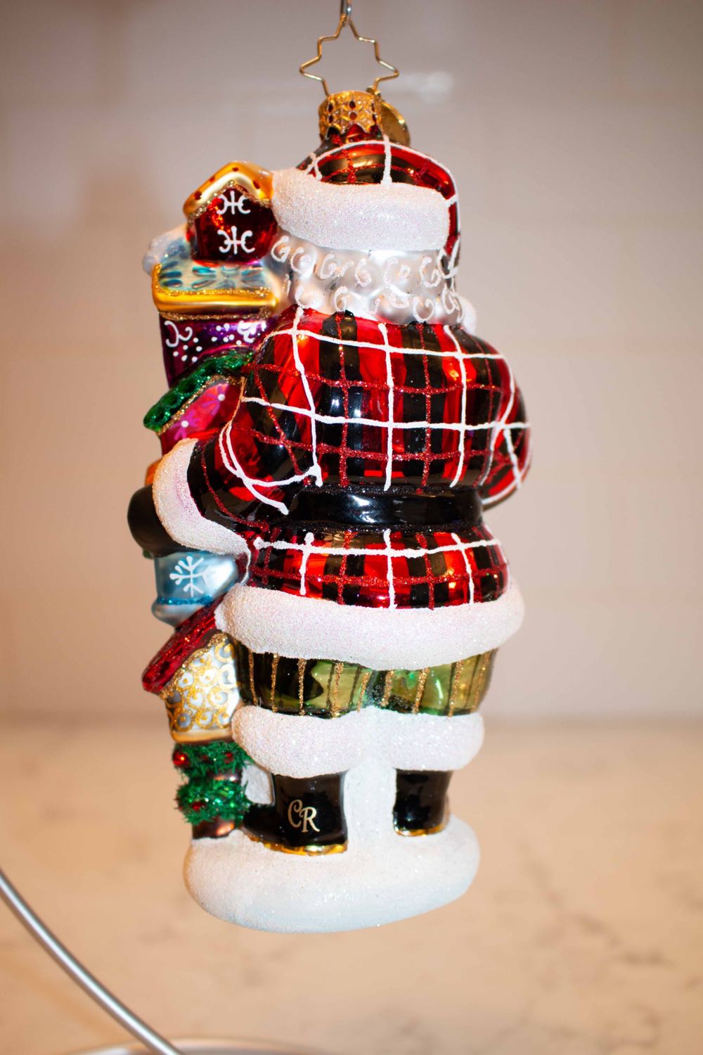 Christopher Radko Songbird Santa  - 1020082 ornament collectible - Main Image 2