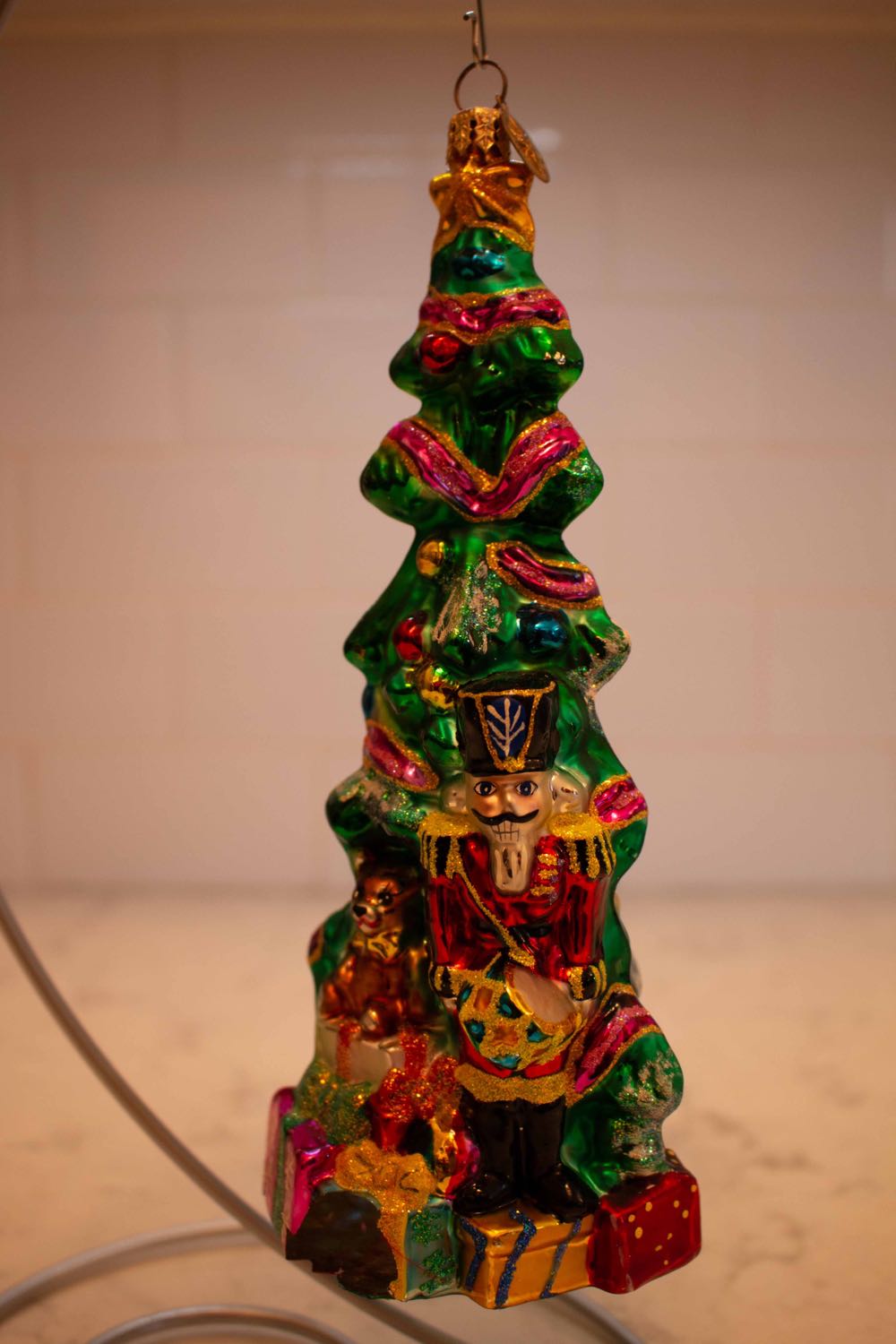 Satin Ball - Snowman