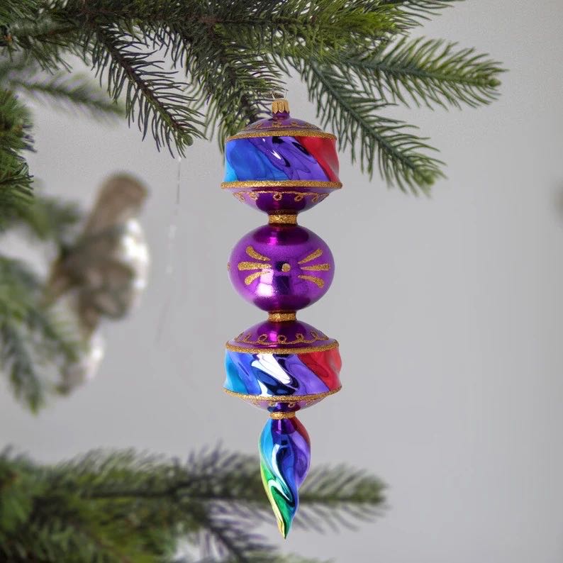BluBom Glass Rainbow Drop With Reflector  ornament collectible - Main Image 3