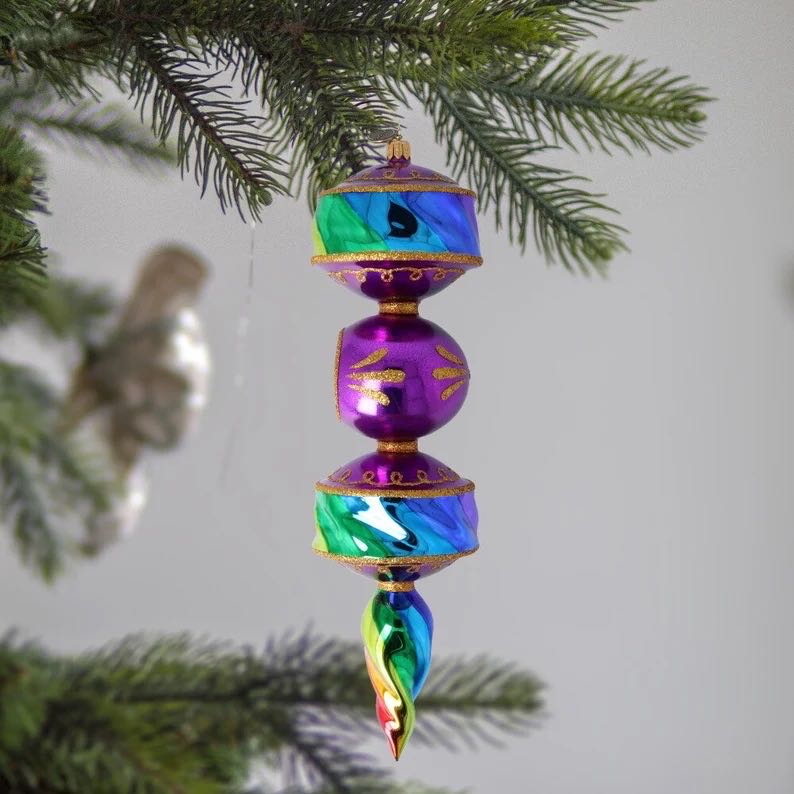 BluBom Glass Rainbow Drop With Reflector  ornament collectible - Main Image 4