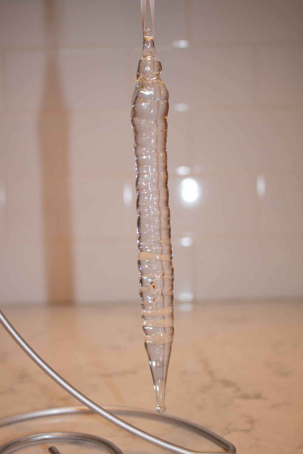 Icicles From Mad River Glass Gallery - Vermont 2019 ornament collectible - Main Image 1