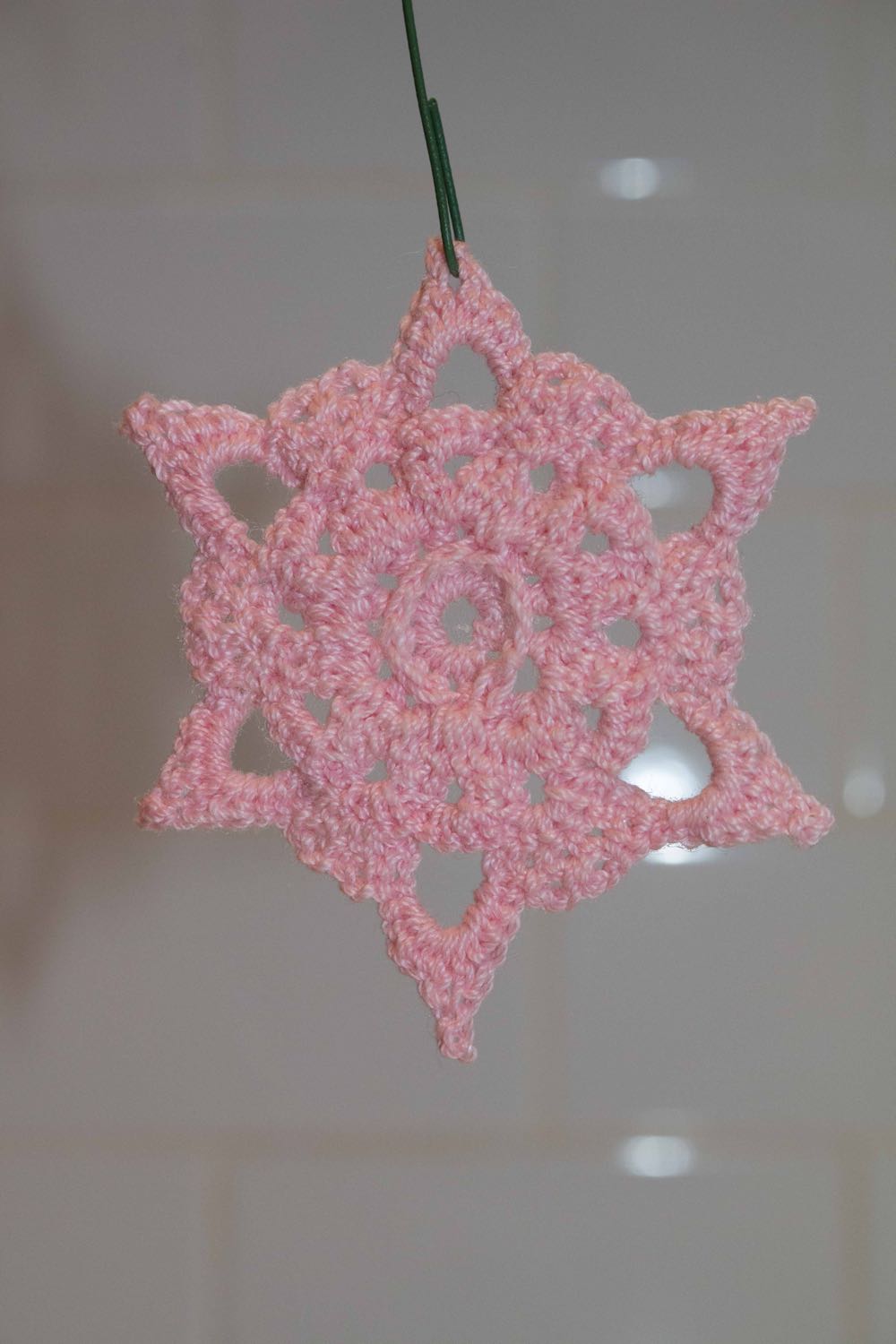 Crocheted Snowflakes  ornament collectible - Main Image 2